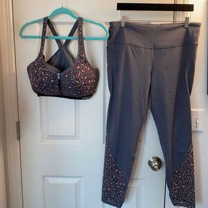 Matching sports bra & leggings